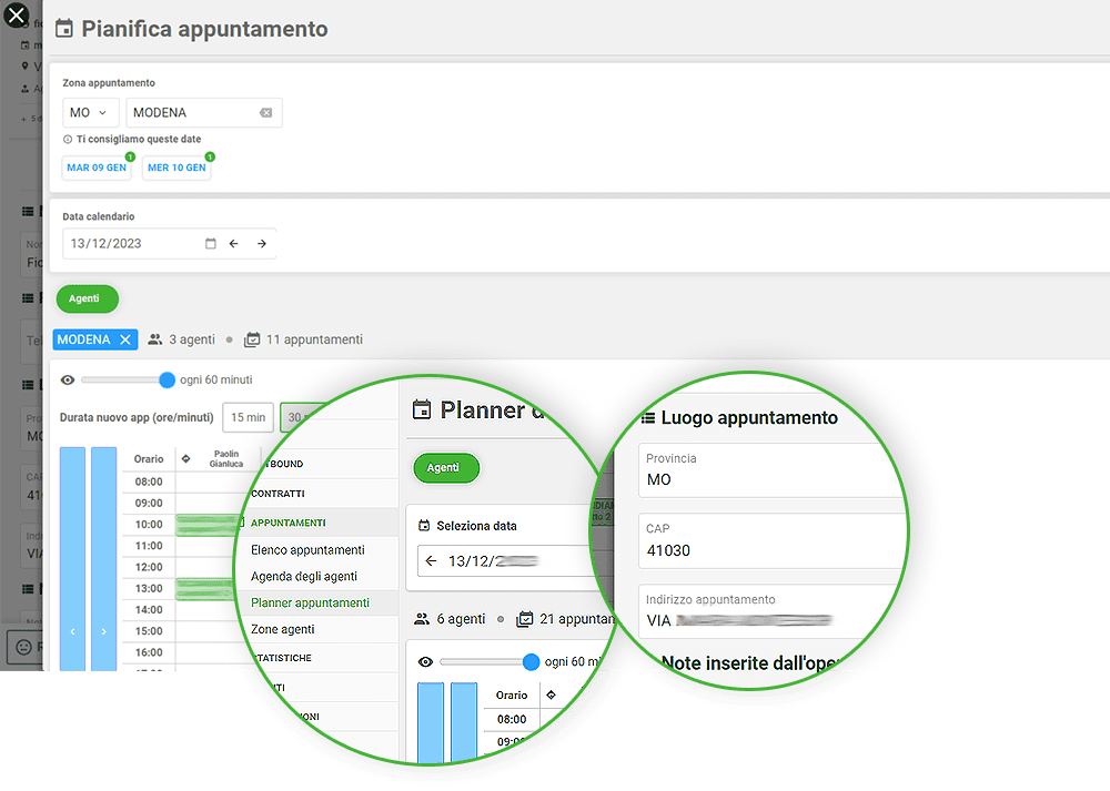 planner agenti crm4