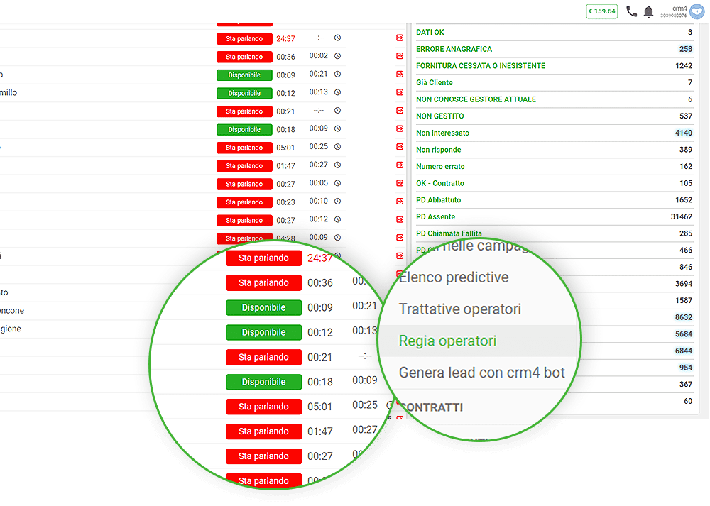 rilevatore segreterie crm4